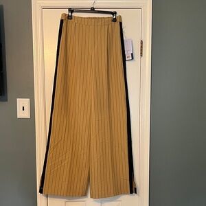 La Ligne Tan and Black Striped Pants